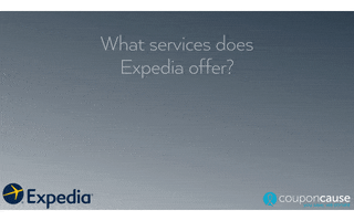 Faq Expedia GIF by Coupon Cause