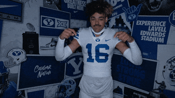 Comment Below Byu Football GIF by BYU Cougars