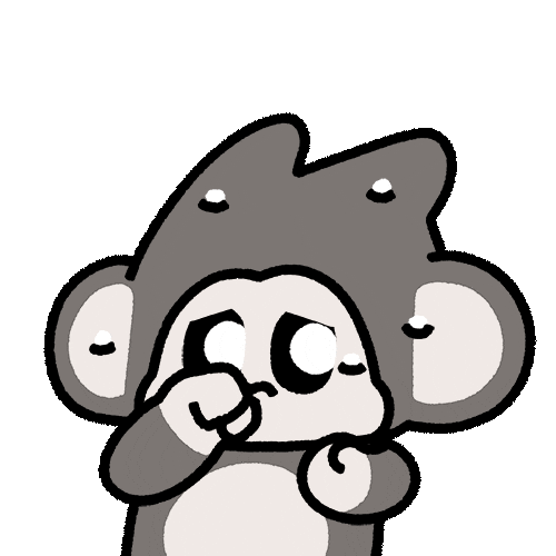Scared Halloween Sticker