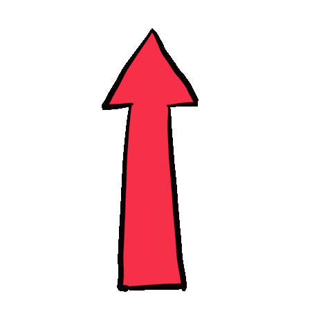 Arrow Focus Sticker by Zaromatt