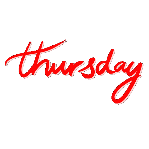 Days Of The Week Text Sticker by THEWOWCHILD+CO