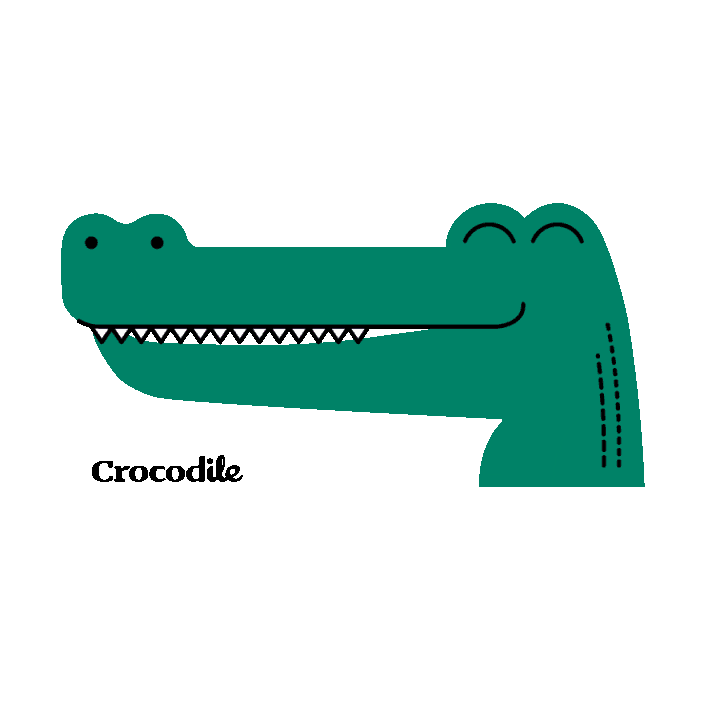 CrocodileInternational Sticker