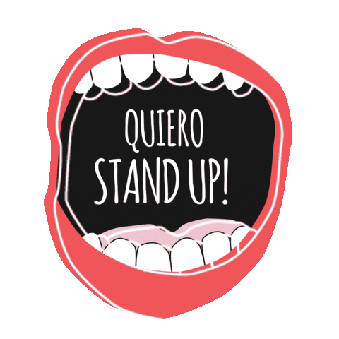 Quiero Stand Up! Sticker