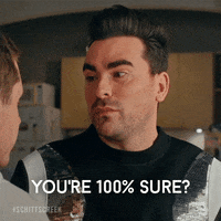 Are You Sure Pop Tv GIF by Schitt's Creek