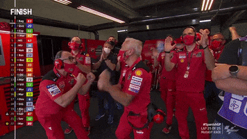 Well Done Win GIF by MotoGP