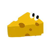 Banana Cheese Sticker by toire