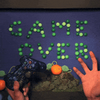 Game Over GIF by COMPI - Find & Share on GIPHY