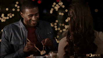 date night eating GIF by Bounce