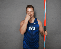 Celebration Thumbs Down GIF by BYU Cougars