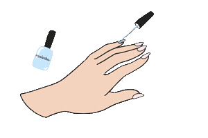 Manicure Nailpolish Sticker by malinka