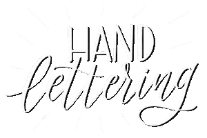 Lettering Sticker