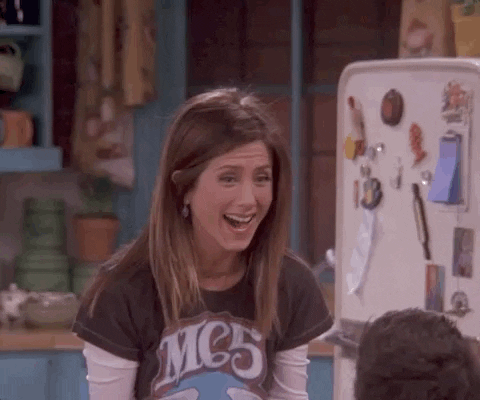 Excited Jennifer Aniston GIF by Friends