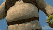 Big Belly Shrek GIF by MOODMAN