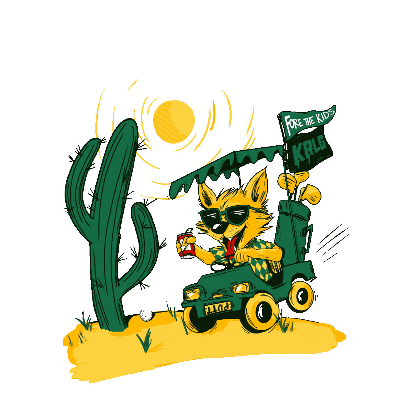 Putt Putt Personal Injury Lawyer Sticker by Kurtz Riley Law Group