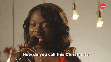 Christmas Music Singing GIF by BuzzFeed