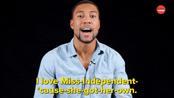 Miss Independent Girl Power GIF by BuzzFeed