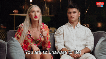 Fight Reaction GIF by Married At First Sight