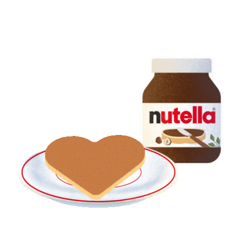 Breakfast Amour Sticker by Nutella France