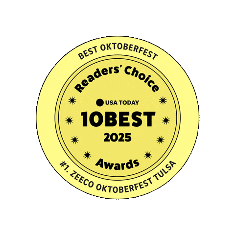 Tulsa Oktoberfest Sticker by Zeeco Oktoberfest Tulsa