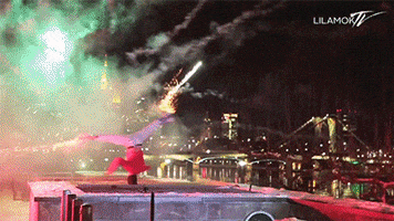 dance fireworks GIF by Digg