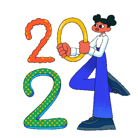 Happy New Year Sticker