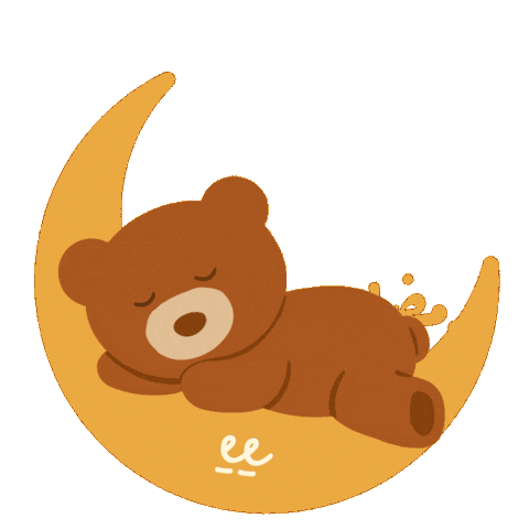 Feels Teddy Bear Sticker by Saddle Cafe