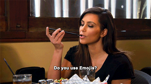 Kim Kardashian Emoji GIF - Find & Share on GIPHY