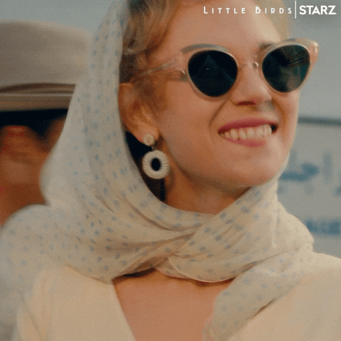 Juno Temple Wow GIF by STARZ - Find & Share on GIPHY