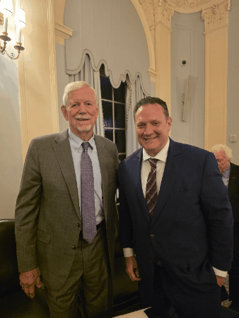 Daniel Ladner With General Richard B Myers GIF