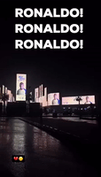 Billboards Welcome Cristiano Ronaldo 