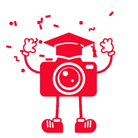 Proud Camera Sticker by Guelph Grad Photos