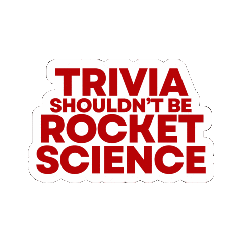 Not Rocket Science Trivia Sticker