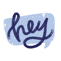 Sparkle Hello Sticker