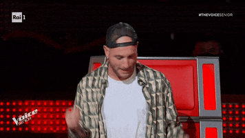 Happy Tv Show GIF by The Voice of Italy