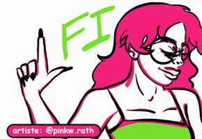 Art Girl GIF by Zinzinsoumax