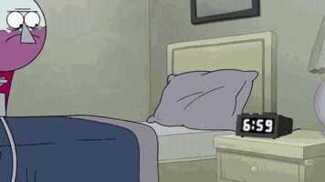 Regular Show Sleeping GIF