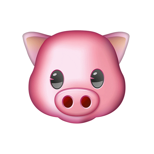 Happy Porky Pig Sticker by emoji® - The Iconic Brand for iOS & Android |  GIPHY