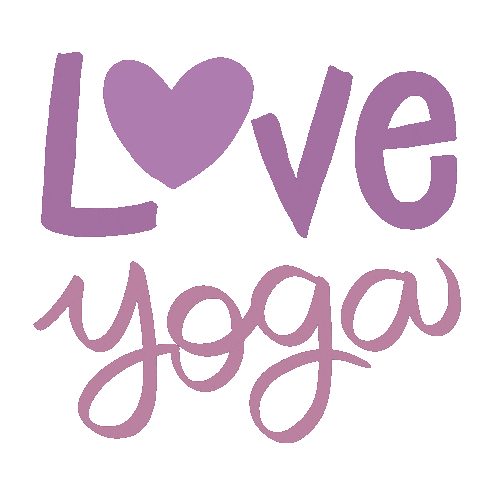 Yoga Love Sticker