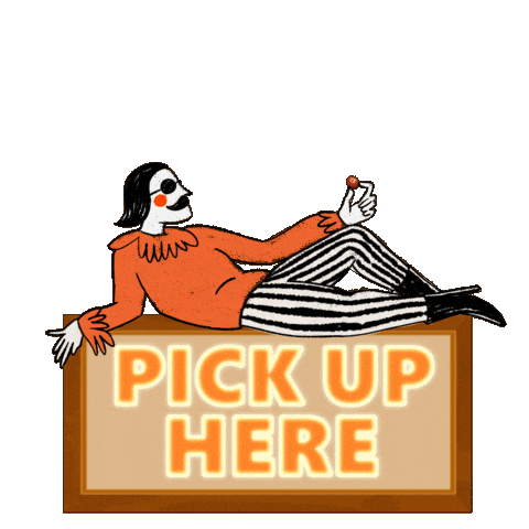 Soda Pickup Sticker by Cascara Cabinet