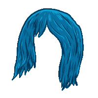 Hair Wig Sticker by Packed Party for iOS & Android