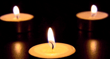 candles fire gif GIF