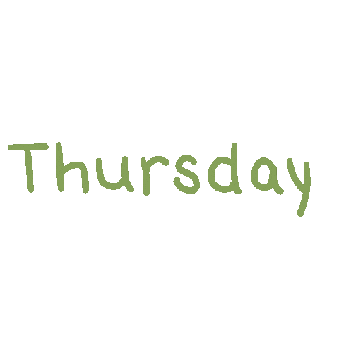 Thursday Sticker
