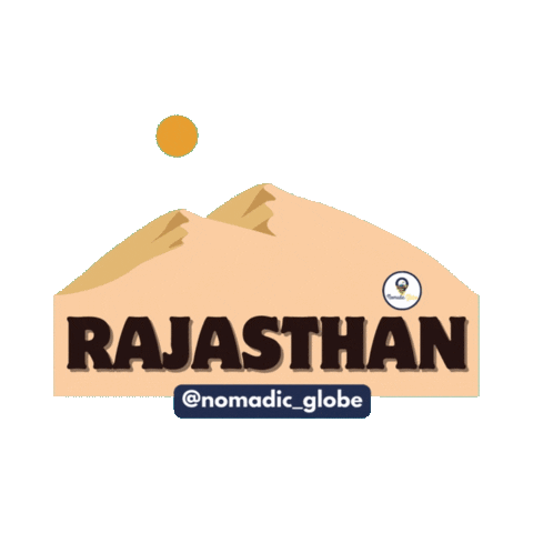 Nomadic Globe Sticker