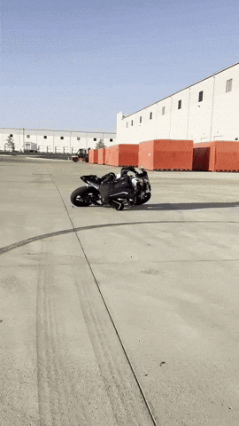 Motorcycle Crash GIF