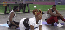 Fitness Stretching GIF by Big Brother Naija