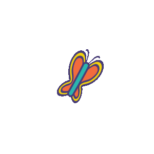 Butterfly Hoagie Sticker by Wawa
