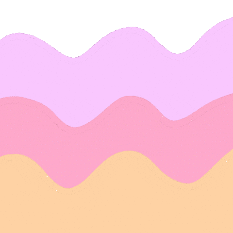 Mugamugamuga pink waves lines forms GIF