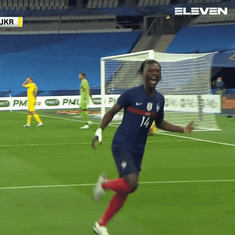 Happy France GIF by ElevenSportsBE