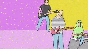 Rock Band Animation GIF by Liotta Seoul
