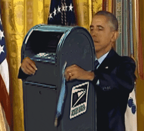 Post Office Obama GIF by INTO ACTION - Find & Share on GIPHY